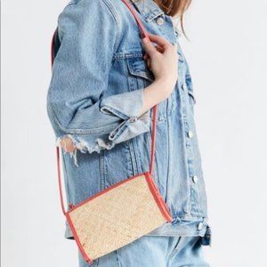 Urban Outfitters Small Straw Crossbody Purse